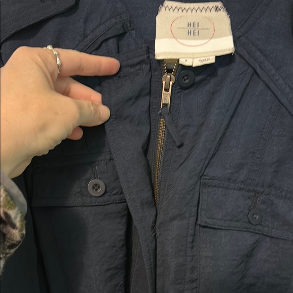 Hei Hei Navy Belted Jacket - Size small - Picture 4 of 6